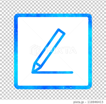 Blue starry sky | Pencil icon Blue starry sky | Pencil icon 118946413