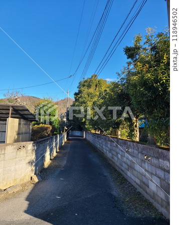 田舎の路地 田舎の路地 118946502