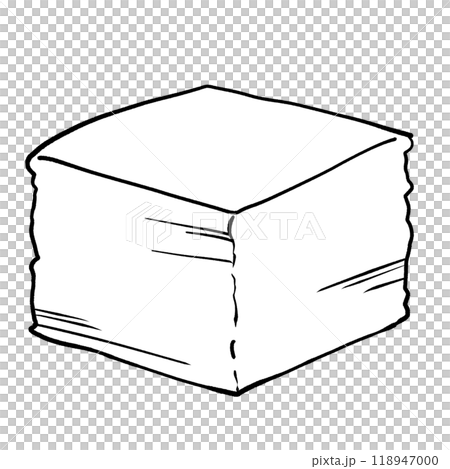 重なった紙のイラスト 118947000