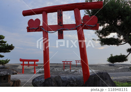 佐賀県太良町の海中鳥居 118948131