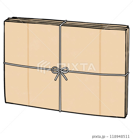 まとめられた段ボール リサイクル まとめられた段ボール リサイクル 118948511