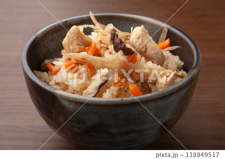 鳥牛蒡ご飯 鳥牛蒡ご飯 118949517