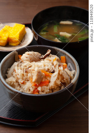 鳥牛蒡ご飯 118949520