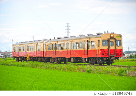 久留里線　馬来田ー東横田　JR東日本　キハ30-98+キハ30-62（幕張） 118949748
