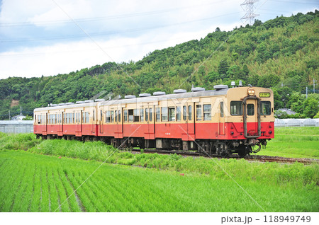 久留里線　下郡ー小櫃　JR東日本　キハ30-98+キハ30-62（幕張） 118949749