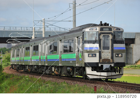 札沼線 石狩太美ーあいの里公園 JR北海道 キハ201系 D-101編成(苗穂) 札沼線 石狩太美ーあいの里公園 JR北海道 キハ201系 D-101編成(苗穂) 118950720