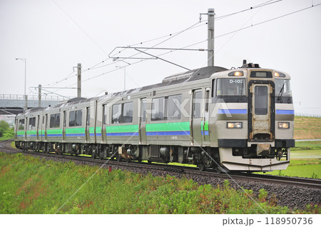 札沼線　石狩太美ーあいの里公園　JR北海道　キハ201系　D-103編成（苗穂） 118950736