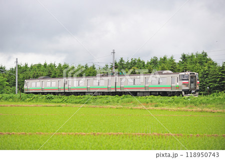 札沼線　石狩太美ー石狩当別　JR北海道　731系　G-101編成（札幌） 118950743