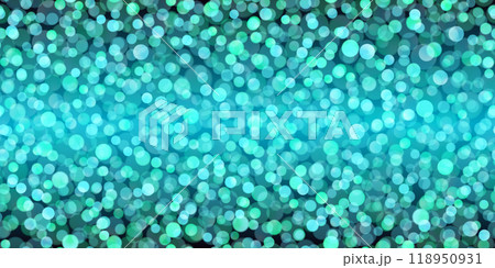 Turquoise light bokeh circle seamless texture 118950931