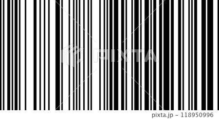Seamless bg with irregular stripes like barcode sign Seamless bg with irregular stripes like barcode sign 118950996