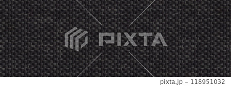 Black seamless pattern of roller blinds vinyl fabric 118951032