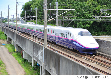 東北新幹線　新白河ー那須塩原　JR東日本　E2系　J8編成（仙台）　はやて　やまびこ 118951213