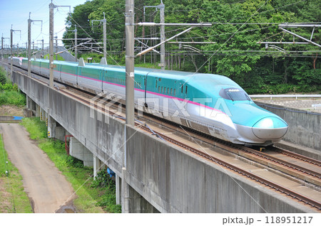 東北新幹線　新白河ー那須塩原　JR東日本　E5系　S11編成+E6系　S12編成（仙台）　はやぶさ 118951217