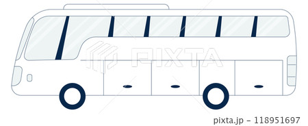 Bus line icon. Public transport. Passenger vehicle Bus line icon. Public transport. Passenger vehicle 118951697