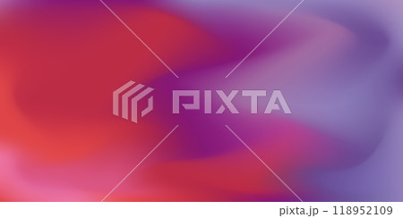 Abstract vibrant red and pale violet vector fluid mesh gradient background. Bright magenta and purple liquid digital watercolor for fire flame concept, passion design, banner 118952109