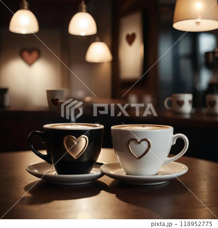 カップルのコーヒーカップ 118952775