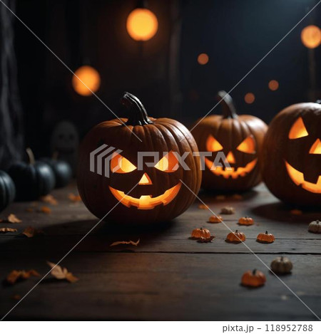 ハロウィンのカボチャ 118952788