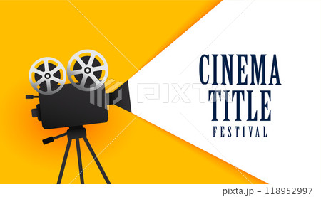 cinema movie film festival poster design background 118952997