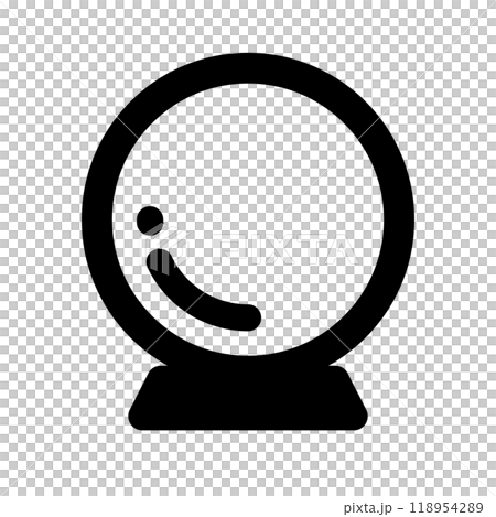 Crystal ball icon 118954289