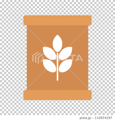 Flour paper bag icon 118954297