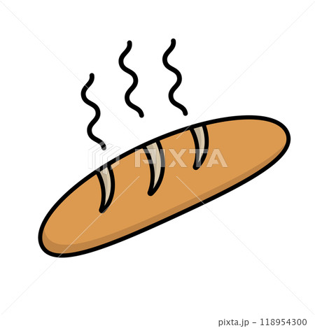 焼いたフランスパン 118954300