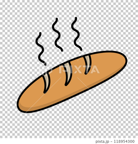 焼いたフランスパン 118954300