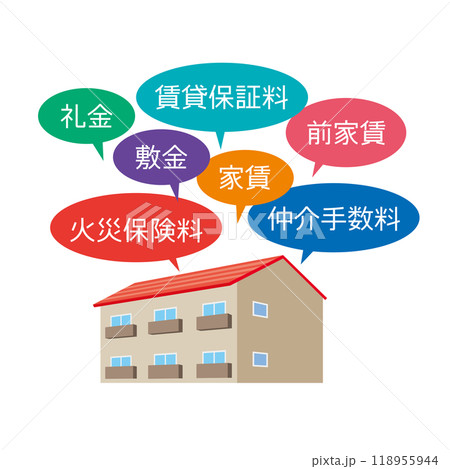 賃貸住宅の契約費用 賃貸住宅の契約費用 118955944