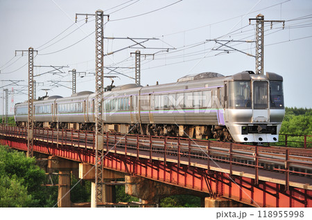 函館本線　江別ー豊幌　JR北海道　785系　NE-2編成（札幌）　スーパーカムイ　エアポート 118955998
