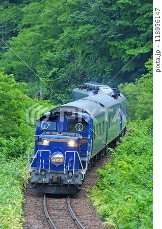 函館本線　倶知安ー小沢　JR北海道　DD51-1142（函館）+24系+14系（札幌）　ニセコ 118956147