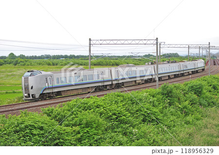 函館本線　江別ー豊幌　JR北海道　789系1000番台　HL-1003編成（札幌）　スーパーカムイ 118956329