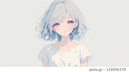 可憐な少女のイラスト 118956379