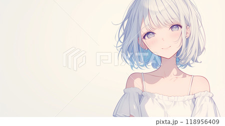 可憐な少女のイラスト 可憐な少女のイラスト 118956409