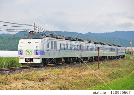 石北本線　愛別ー伊香牛　JR北海道　キハ183系　キハ183-215（苗穂）　オホーツク 118956667