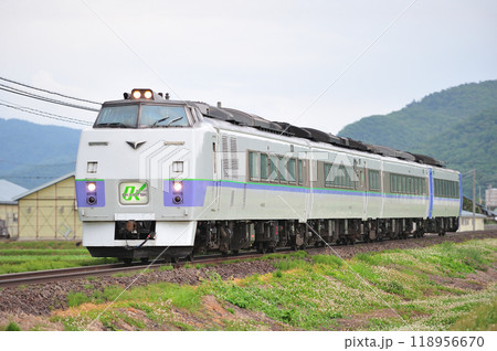 石北本線　中愛別ー愛別　JR北海道　キハ183系　キハ183-212（苗穂）　オホーツク 118956670