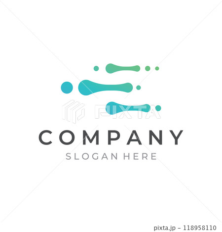 Neuron logo or nerve cell logo with concept vector illustration template. Neuron logo or nerve cell logo with concept vector illustration template. 118958110