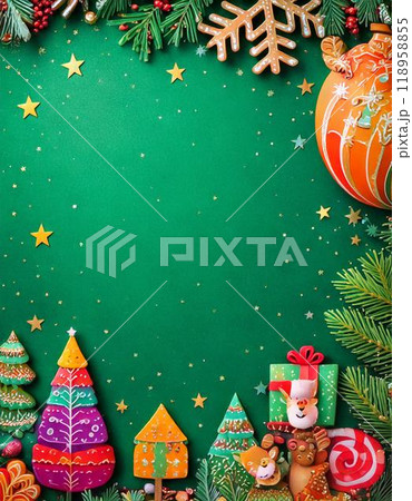 クリスマスのイメージの背景 118958855