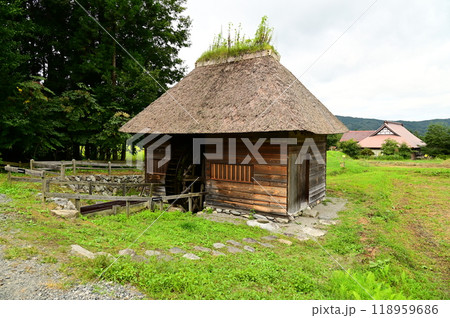 秋の遠野遺産 山口の水車小屋 秋の遠野遺産 山口の水車小屋 118959686