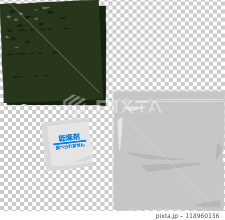 烤海苔、鋁袋、乾燥劑 烤海苔、鋁袋、乾燥劑 118960136