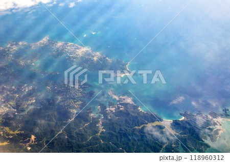 三重県志摩市上空 航空写真の写真素材 [118960312] - PIXTA