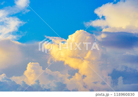 夏雲　イメージ　（夕方）　 118960830