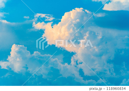 夏雲　イメージ　（夕方）　 118960834