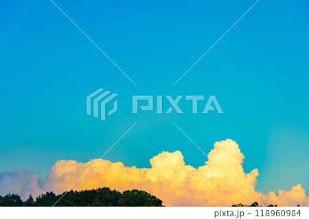 夏雲　イメージ　（夕方）　 118960984