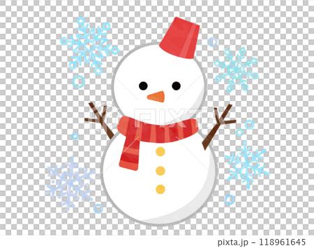 雪だるま 118961645