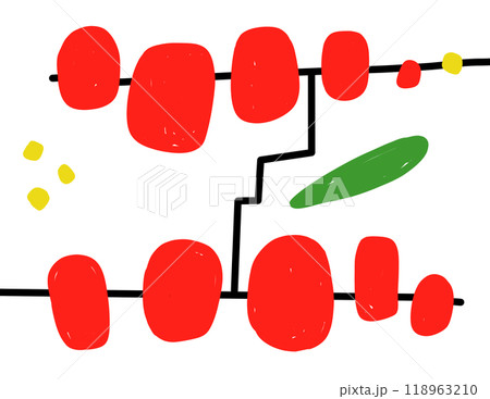 BBQモチーフの背景 BBQモチーフの背景 118963210