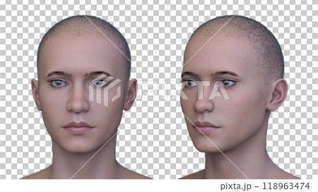 男人的臉部特寫 118963474