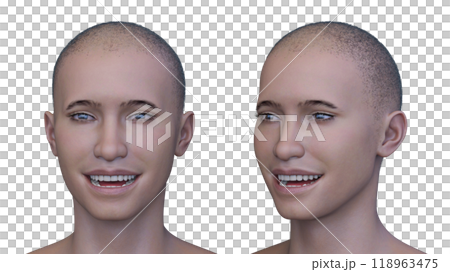 男人的臉部特寫 118963475