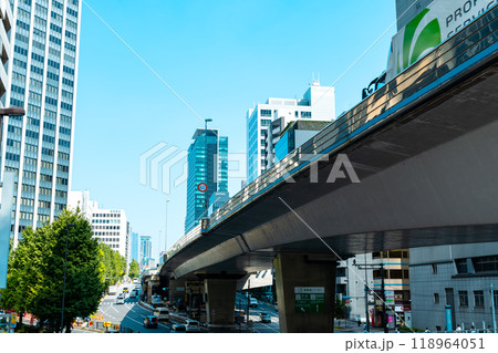 東京の都市景観 渋谷から六本木へ延びる首都高速 2024.09 a-3 ライトカラー 東京の都市景観 渋谷から六本木へ延びる首都高速 2024.09 a-3 ライトカラー 118964051