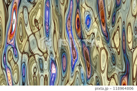 surface abstract background. rainbow colors, pattern wave texture, 3d illustration render 118964806