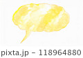 ふきだしの水彩画 118964880