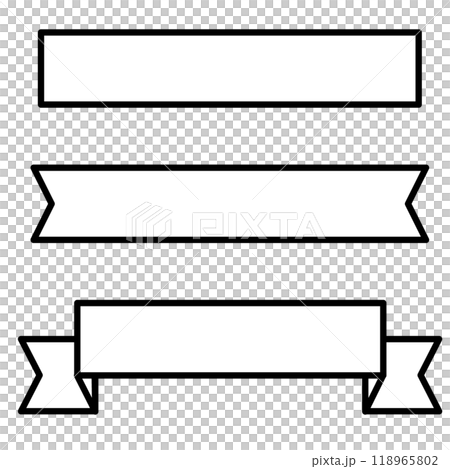 Set of simple ribbon frames 118965802